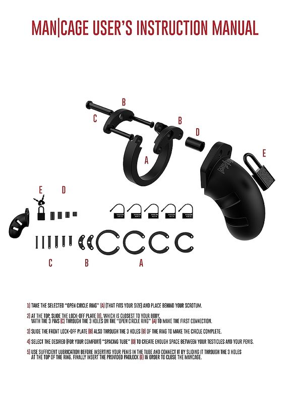 MAN CAGE - MODEL 20 - KUKLÅS 3,5