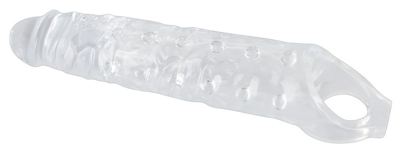 Crystal Clear - Penishylse med kulering - Gjennomsiktig