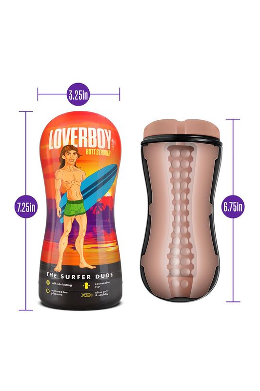 LOVERBOY THE SURFER DUDE - SELVSMØRENDE STROKER BEIGE