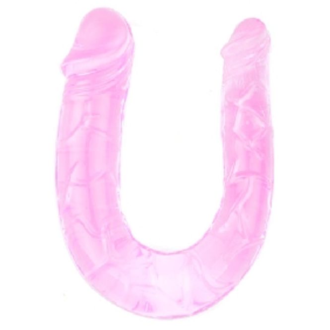 Hovedbilde Dobbeldildo ROSA 30 cm