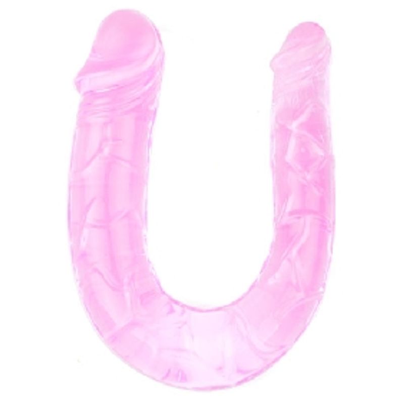Dobbeldildo ROSA 30 cm