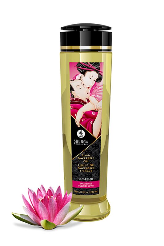 Shunga - Amour sweet lotus massasje olje