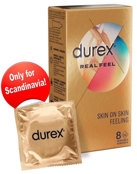 Hovedbilde Durex RealFeel latexfri 8st