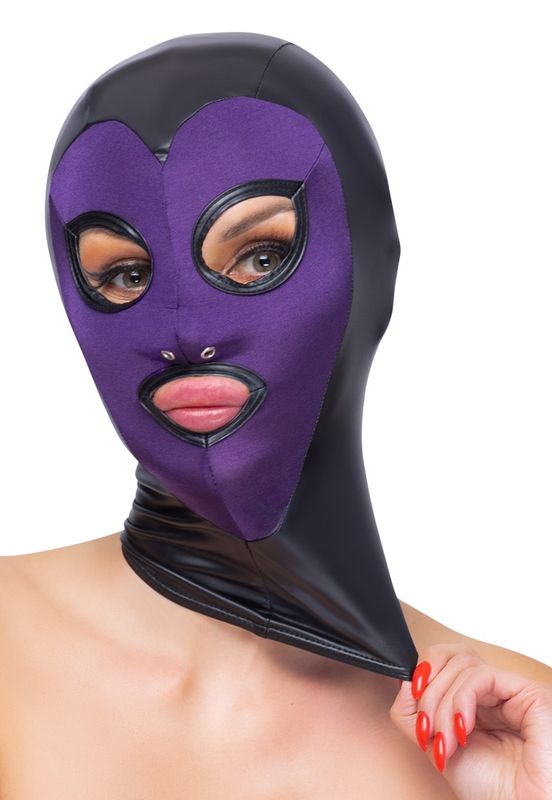 BAD KITTY - Head Mask Lilla sort