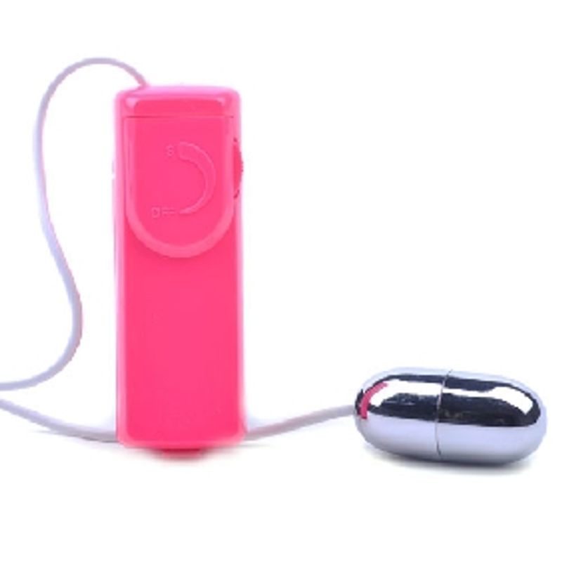 Pink Silver Vibrating Egg