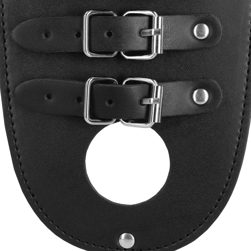 PU Leather Chastity Belt with Straps