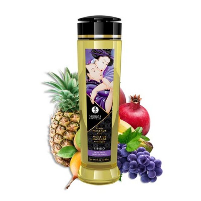 Hovedbilde Shunga - Exotic Fruits  massasjeolje 240ml