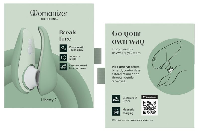 Womanizer - Liberty 2 - Lyse grønn