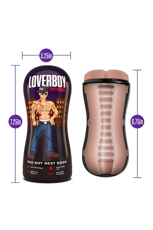 LOVERBOY BAD BOY NEXT DOOR - SELVSMØRENDE STROKER BEIGE