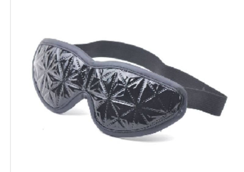 Embossed ØyeMaske - svart