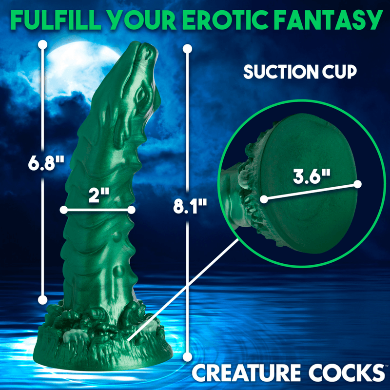 Creature Cocks - Cockness Monster - Lake Creature Silicone Dildo